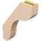 Ekena Millwork 3-inch W x 14-inch D x 18-inch H Stanfield Rough Cedar Woodgrain TimberThane Knee Brace, Primed BRCUR03X14X18STARCPR - alternate 3
